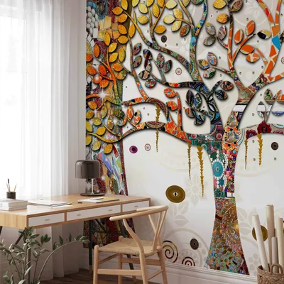 Produktbild von Vlies Fototapete - Decorated Tree 250x175 cm Abstrakt l-A-0054-a-a