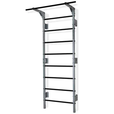 Produktbild von Sprossenwand mit Klimmzugstange Pull Up Bar Turngeräte Fitness Turnwand Klettergerüst bis 250kg Kletterwand Gym Sportgerät für Erwachsene Heim Turnhalle