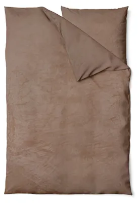 Produktbild von Winter Bettwäsche Teddy Plüsch Nicki Uni Flauschig Kuschelig Warm Weich Fleece