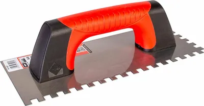 Produktbild von Gezahnte Glättekelle Rubi Stahl (28 cm)