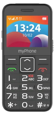 Zdjęcie produktu dla myPhone HALO 3 LTE, Clamshell, Dual SIM, 5,87 cm (2.31"), 0,3 MP, 1400 mAh, Czarny