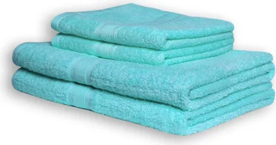 Produktbild von Badetuch Frottier 500 g/m²  100 x 150 cm Türkis