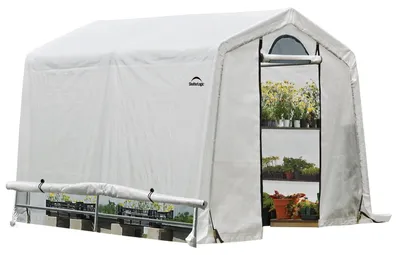 Produktbild von ShelterLogic Foliengewächshaus Weiß 240x240x240 cm
