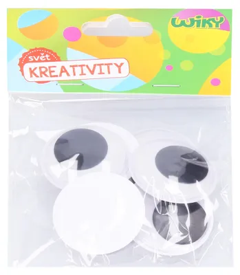 Image de Yeux mobiles autocollants 4 Cm - 8 Pcs.