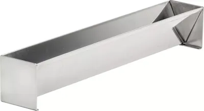 Zdjęcie produktu dla Dachziegelform 3-eckige Form, 18/10 NC, Höhe: 50 mm, Länge: 300 mm