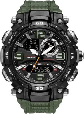 Produktbild von Militär Uhr Herren Digitale Armbanduhr 50M Wasserdicht Sportlich Digitaluhr Outdoor mit Stoppuhr Wecker Datum Licht Military Watch Digital Sportuhr