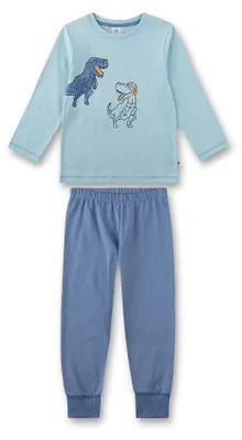 Produktbild von Sanetta Jungen-Schlafanzug lang hellblau Dino 92
