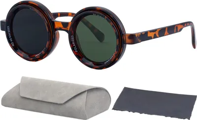 Produktbild von Verstellbare Sonnenbrille im Retro-Stil, runde, polarisierte Gläser mit ND-Filter, für Damen und Herren, geeignet für Outdoor-Aktivitäten wie Strand, Autofahren, Angeln und Golf.