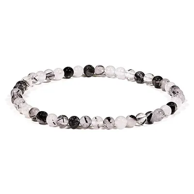 Immagine prodotto di Bracciale Tormalina Quarzo Elastico --confezione Da 2 Pz - 0,4 Cm