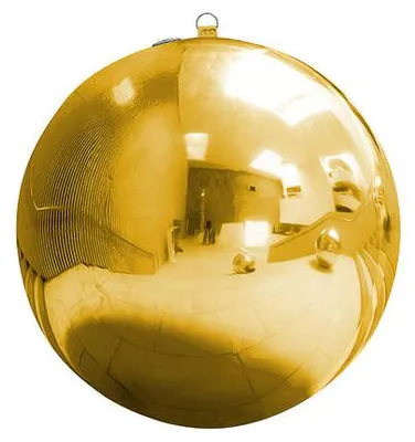Obrázek produktu pro Nafukovací míč, zlaté zrcátko, 90 cm