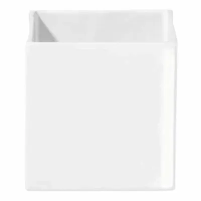 Produktbild von ASA Selection Quadro Übertopf, Blumenvase, Blumen Dekoration, Keramikvase, Keramik, Weiß, 15 cm, 4626005