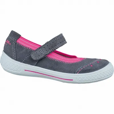 Produktbild von Superfit softe Mädchen Leder Ballerinas stone, anatomisches Leder Fußbett, 3336151/32