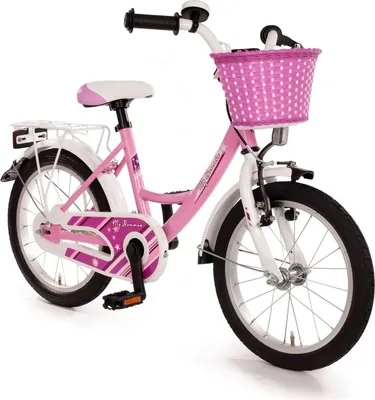 Produktbild von Bachtenkirch Kinderfahrrad Mädchen 18 Zoll ab 4 Jahre Fahrrad Kinder, Reifengröße:18 Zoll