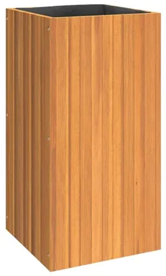 Immagine prodotto di Vaso da fiori in legno di acacia massello, 45x45x90 cm