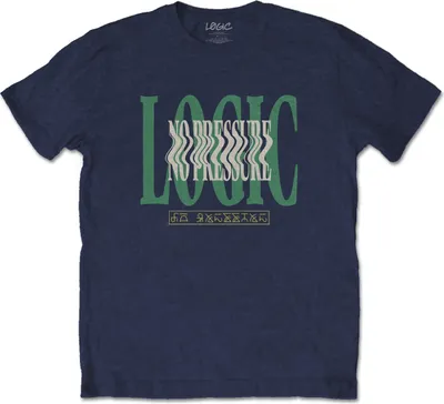 Produktbild von Logic - T-Shirt Rückseitiger Aufdruck für Herren/Damen Uni RO7281 (XL) (Marineblau)