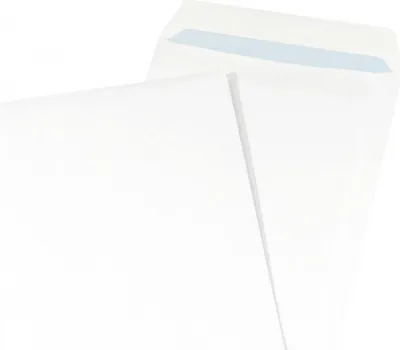 Imagen del producto de Sobre de tamaño C4, color blanco, dimensiones 229x324 mm, gramaje 90 g, paquete de 250 unidades, código de producto 7443