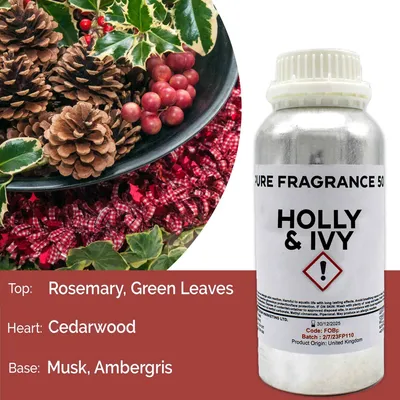 Productafbeelding van Pure geurolie met hulst- en klimopsmaak - 500 ml