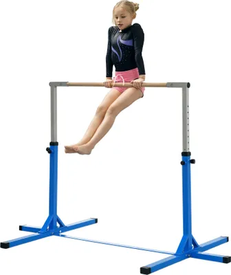 Produktbild von HOMCOM Gymnastik Turnreck Reckstange 13 Stufen höhenverstellbar Blau