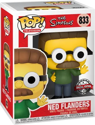 Produktbild von The Simpsons - Ned Flanders 833 Special Edition - Funko Pop! - Vinyl Figur