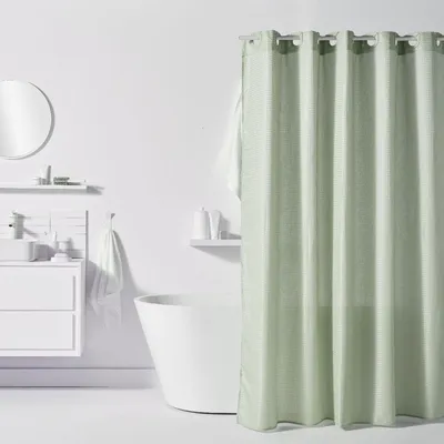 Produktbild von Duschvorhang TODAY Grün Vert Polyester 180 x 200 cm (12 Stück)