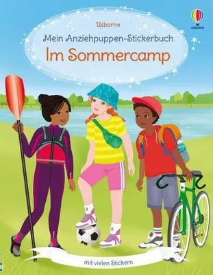 Obrázok produktu pre Mein Anziehpuppen-Stickerbuch: Im Sommercamp