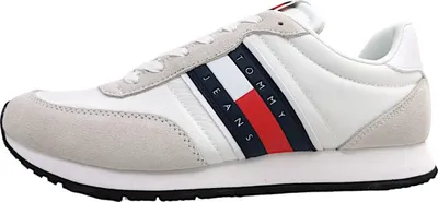 Produktbild von Tommy Hilfiger  Herrenschuhe Für lose Einlagen sportlicher Schnürer Weiß Freizeit, Schuhgröße:40 EU
