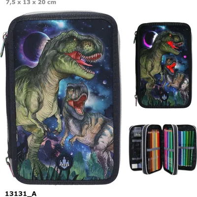 Obrázek produktu pro Tříkomorový penál Depesche Dino World