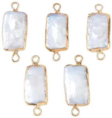 Obrázok produktu pre Prírodné zapínanie na náušnice, balenie po 5 kusov