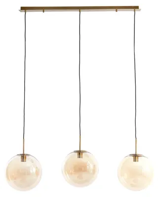 Immagine prodotto di Light & Living - lampada a sospensione - Medina - arancione - vetro - grande lampada da tavolo da pranzo - E27 - 2974485