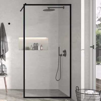 Produktbild von Walk In Duschwand FRESH INDUSTRIAL PERI - 120 cm Glas 8mm