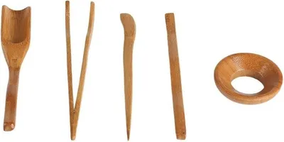 Produktbild von Set Bambusgeschirr - Tee - 5-tlg