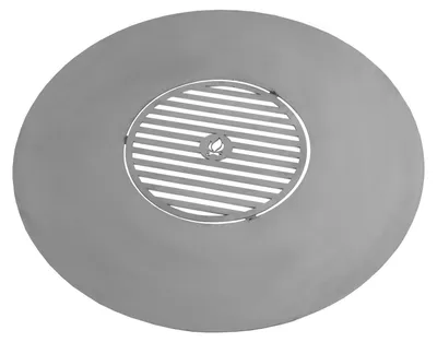 Zdjęcie produktu dla Blat grillowy nierdzewny do paleniska COOK KING 82 cm z rusztem 37 cm