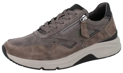 Produktbild von GABOR Rollingsoft Damen Sneaker braun Veloursleder - Größe: UK 5,5