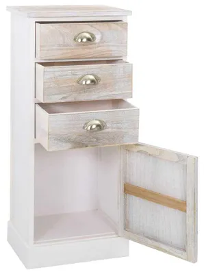 Image de vidaXL Armoire d'appoint 38x28x86 cm Bois massif de paulownia