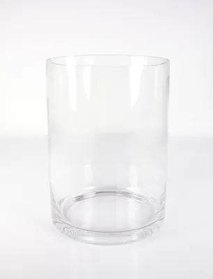 Produktbild von INNA-Glas Zylinder Vase Sansa aus Glas, klar, 25cm, Ø 18,5cm - Blumenvase - Tischvase