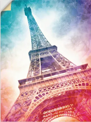 Produktbild von ARTland Wandbild, selbstklebend Paris Eiffelturm II Größe: 30x40 cm