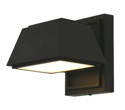 Zdjęcie produktu dla Kinkiet zewnętrzny LED VT-1192 czarny 15W Neutralna biel 1950lm metal wym:16,4x16x16,5cm IP65 V-TAC