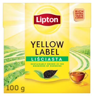 Obrázek produktu pro Černý čaj Lipton Yellow Label 100 g sypaný