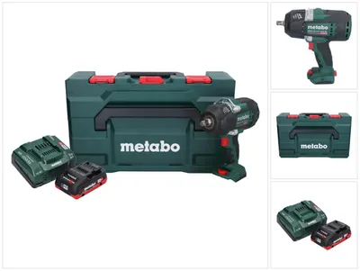 Produktbild von Metabo SSW 18 LTX 1450 BL Akku Schlagschrauber 18 V 1450 Nm Brushless + 1x Akku 4,0 Ah + Ladegerät + metaBOX