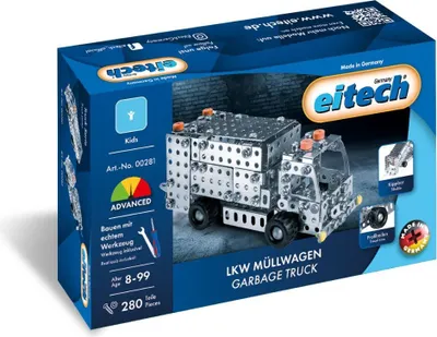 Produktbild von eitech Metallbaukasten 00281 - LKW Müllwagen