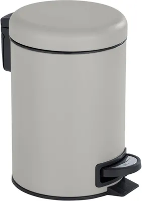 Produktbild von WENKO Tret Müll Eimer 3 L Abfall Papier Korb Trenner Kosmetik LEMAN Büro Küchen