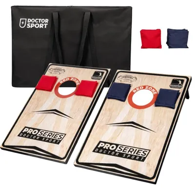 Zdjęcie produktu dla Zestaw do gry w cornhole – kompletny, zawiera 8 woreczków