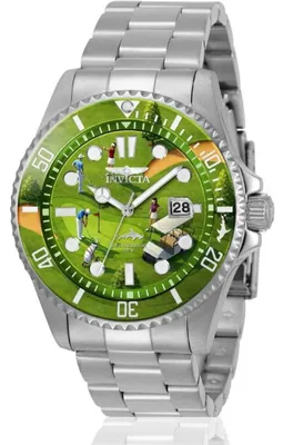 Obrázok produktu pre Invicta Pro Diver 51049 Pánske hodinky - Quartz strojček - Nerezová oceľ so zeleným ciferníkom - 43 mm - Summerville