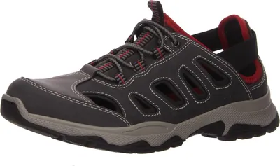 Produktbild von Rieker Slipper gelocht gefloch. modisch in grau, Gr. 47