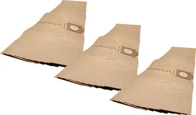 Produktbild von vhbw 30x Staubbeutel Ersatz für Nilfisk 140 7015 040, 1407015020, 1407015040, 140 7015 020 für Staubsauger - 34cm x 17cm Sandfarben