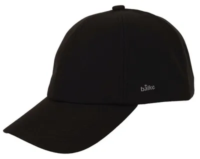 Balke Basecap Microfaser in schwarz