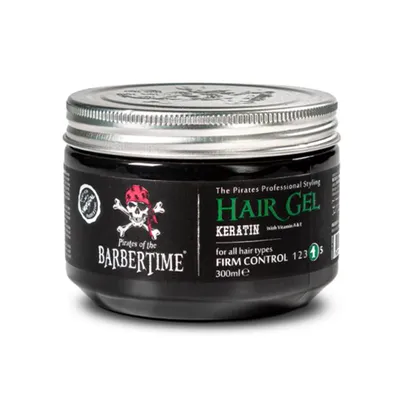 Obrázok produktu pre BARBERTIME Gél na vlasy Stylingový gél 300ml Keratín