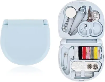Produktbild von Famanu Nähset für Reisen - Tragbares Mini-Nähset mit 20 Nähzubehörteilen