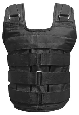 Immagine prodotto di Gilet zavorrato, con intervallo di peso regolabile, realizzato in resistente tessuto Oxford, colore nero