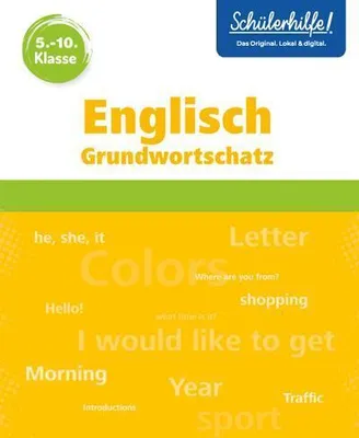 Produktbild von Englisch Grundwortschatz 5.-10. Klasse